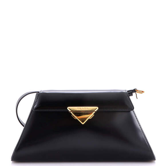 Prada Handbags - Prada Trapezoid Flap Shoulder Bag #264149P19B